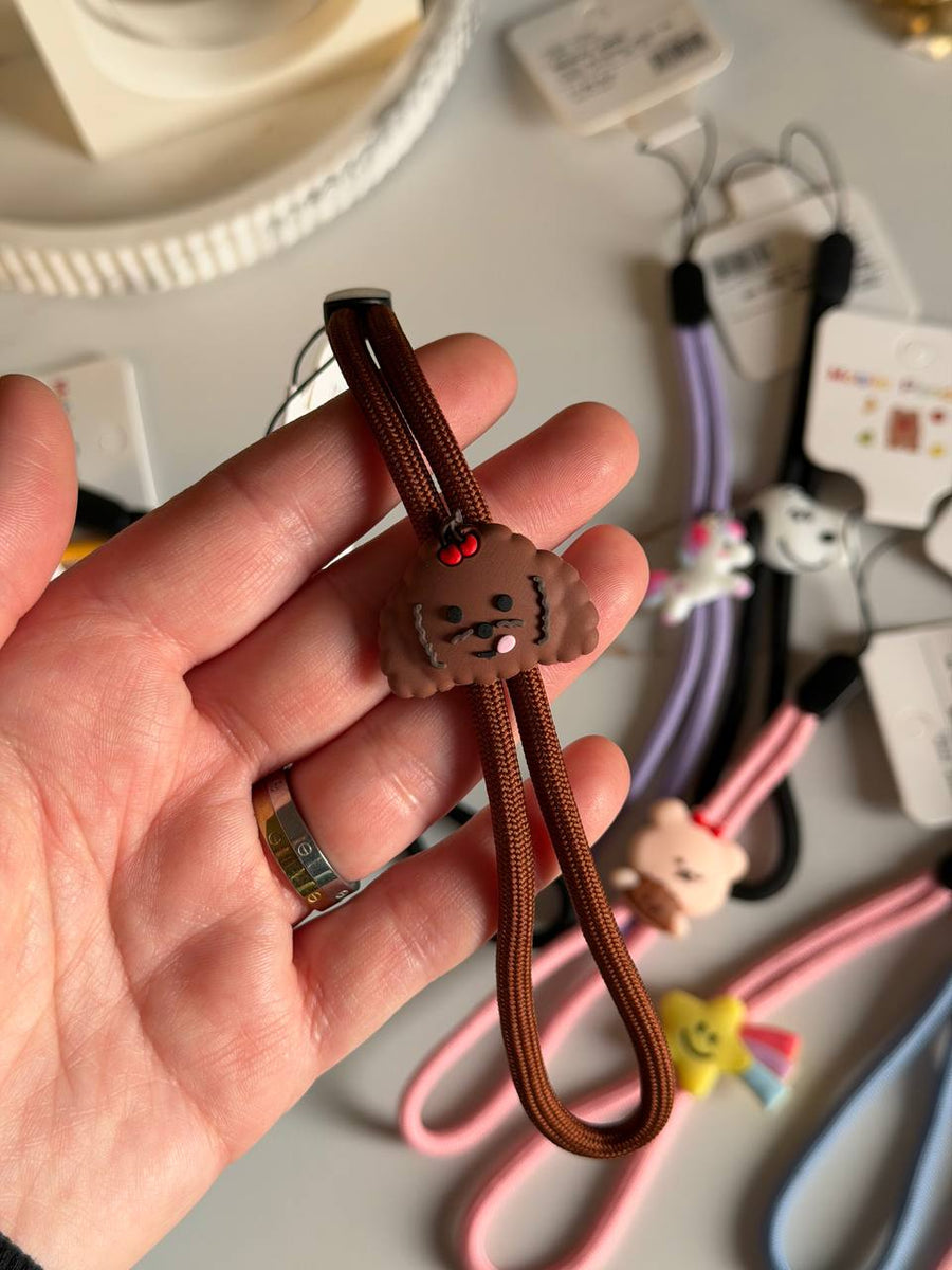 Adjustable Cute Cartoon Phone Lanyard