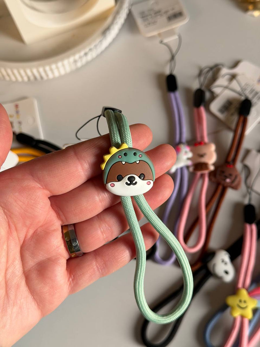 Adjustable Cute Cartoon Phone Lanyard