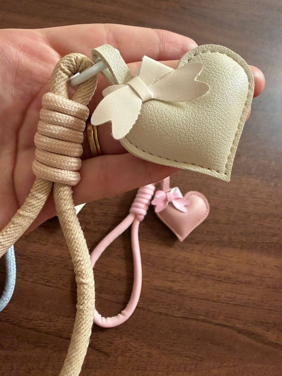 Heart Charm Phone Wrist Strap