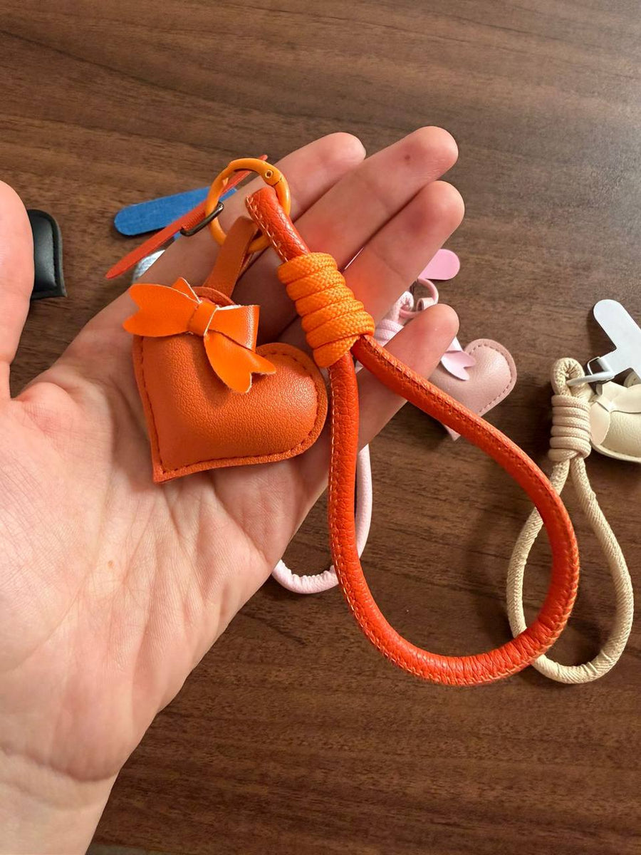 Heart Charm Phone Wrist Strap