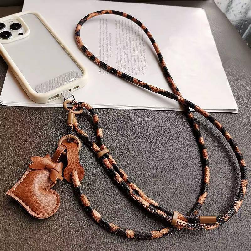 Heart Charm Phone Wrist Strap