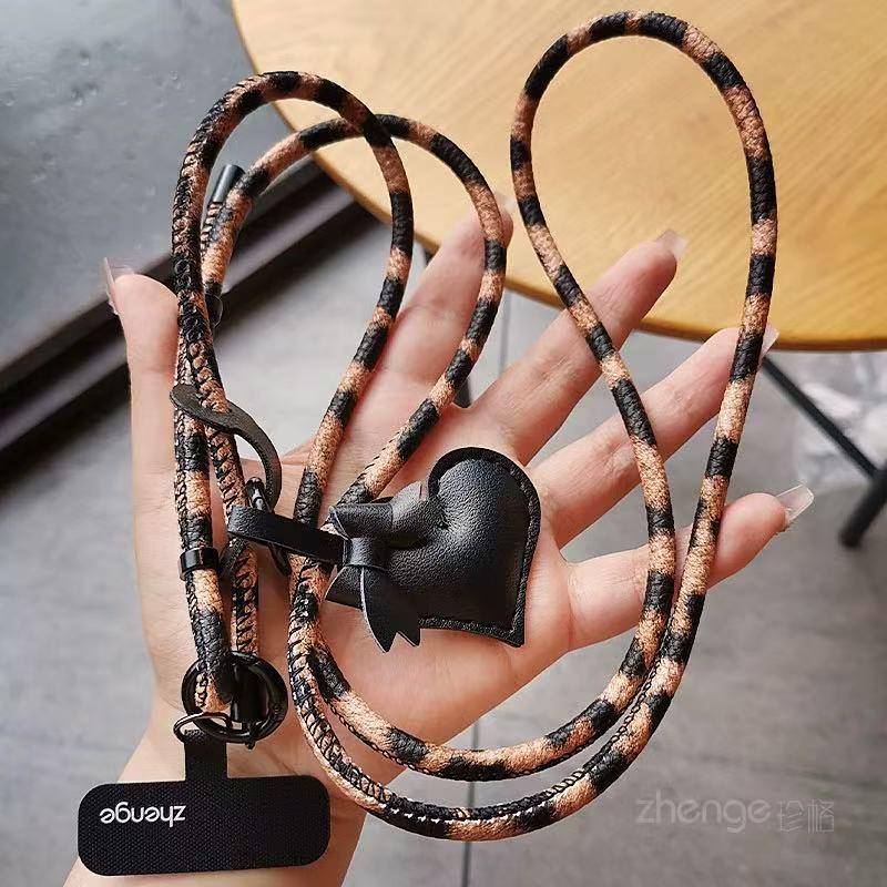 Heart Charm Phone Wrist Strap