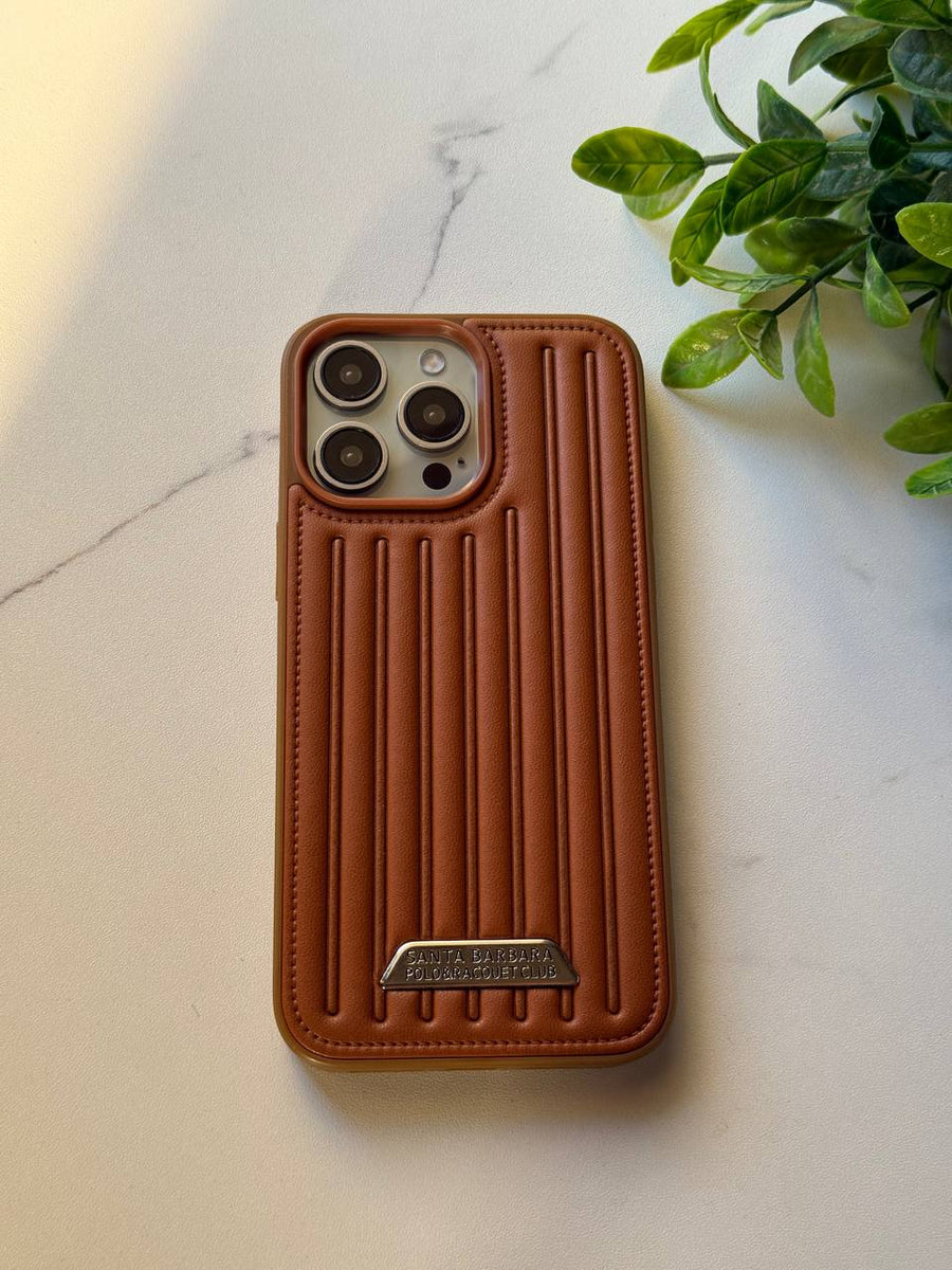 Santa Barbara Polo & Racquet Club Leather iPhone Case