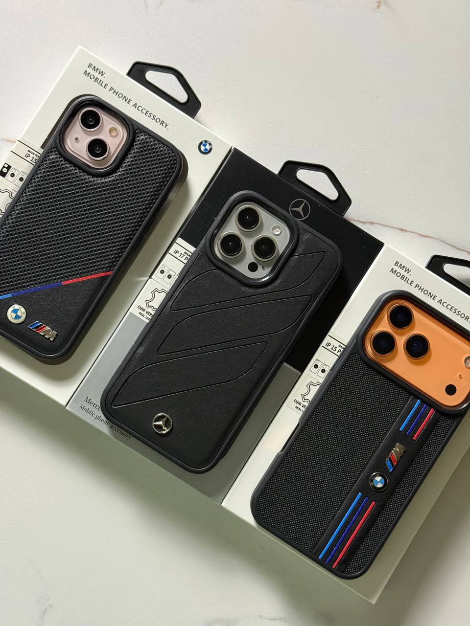 Premium Automotive Brand Mobile Phone Cases Collection