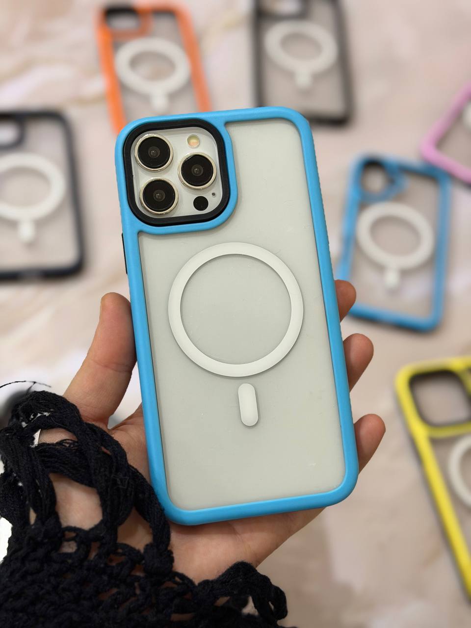 Magnetic Phone Case with MagSafe Support