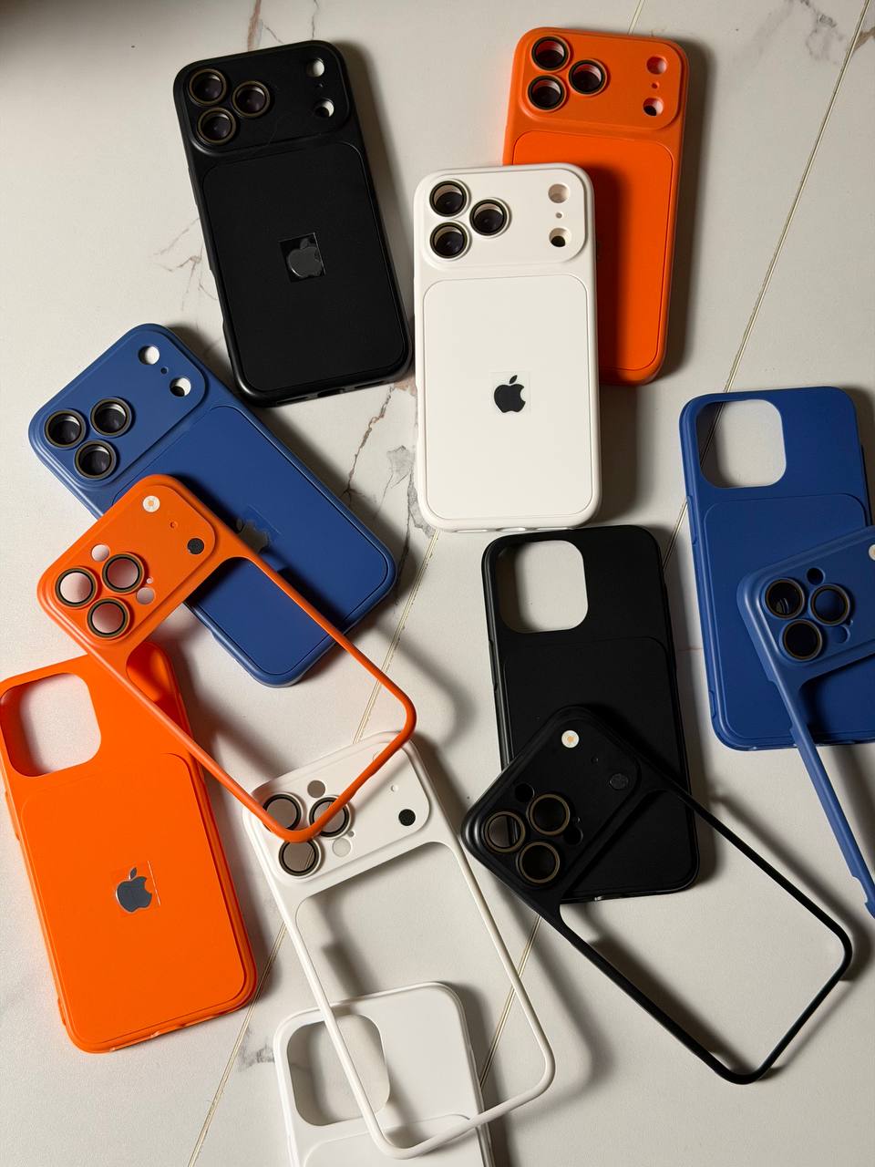 Double Protection Silicone iPhone Case with Camera Protection