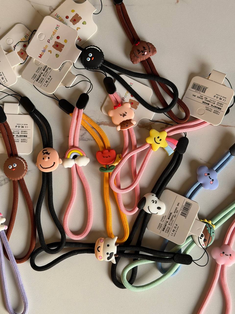 Adjustable Cute Cartoon Phone Lanyard