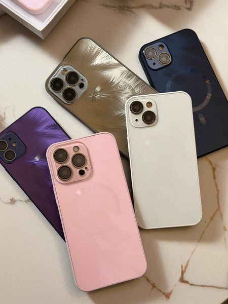 Luxury Glossy MagSafe iPhone Case