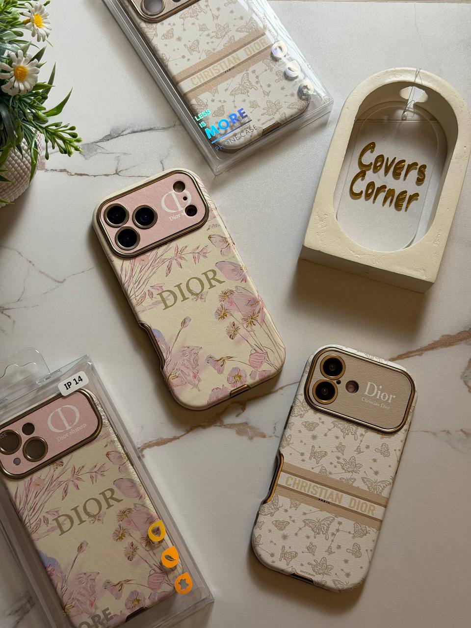 Dior-Inspired Luxury iPhone Case
