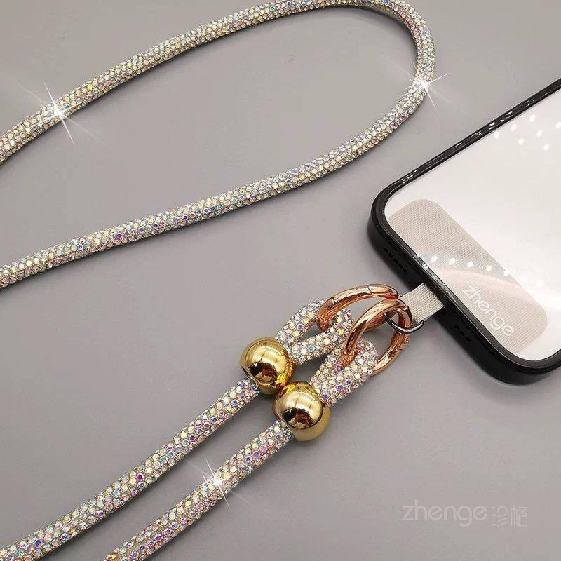 Rhinestone Crystal Phone Crossbody Strap
