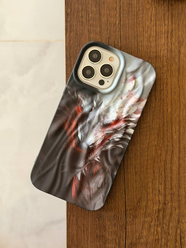 Premium Artistic Phone Case - IPhone 16 pro max - Dragon Fire
