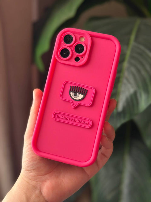 3D Winking Eye Silicone iPhone Case