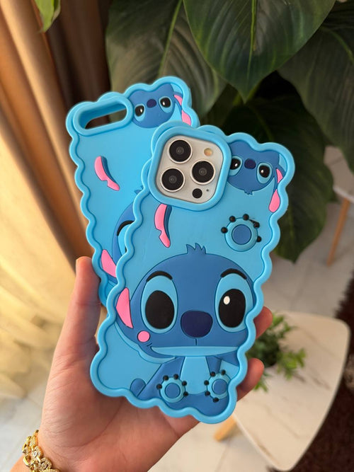 3D Silicone Phone Case – Cute Cartoon