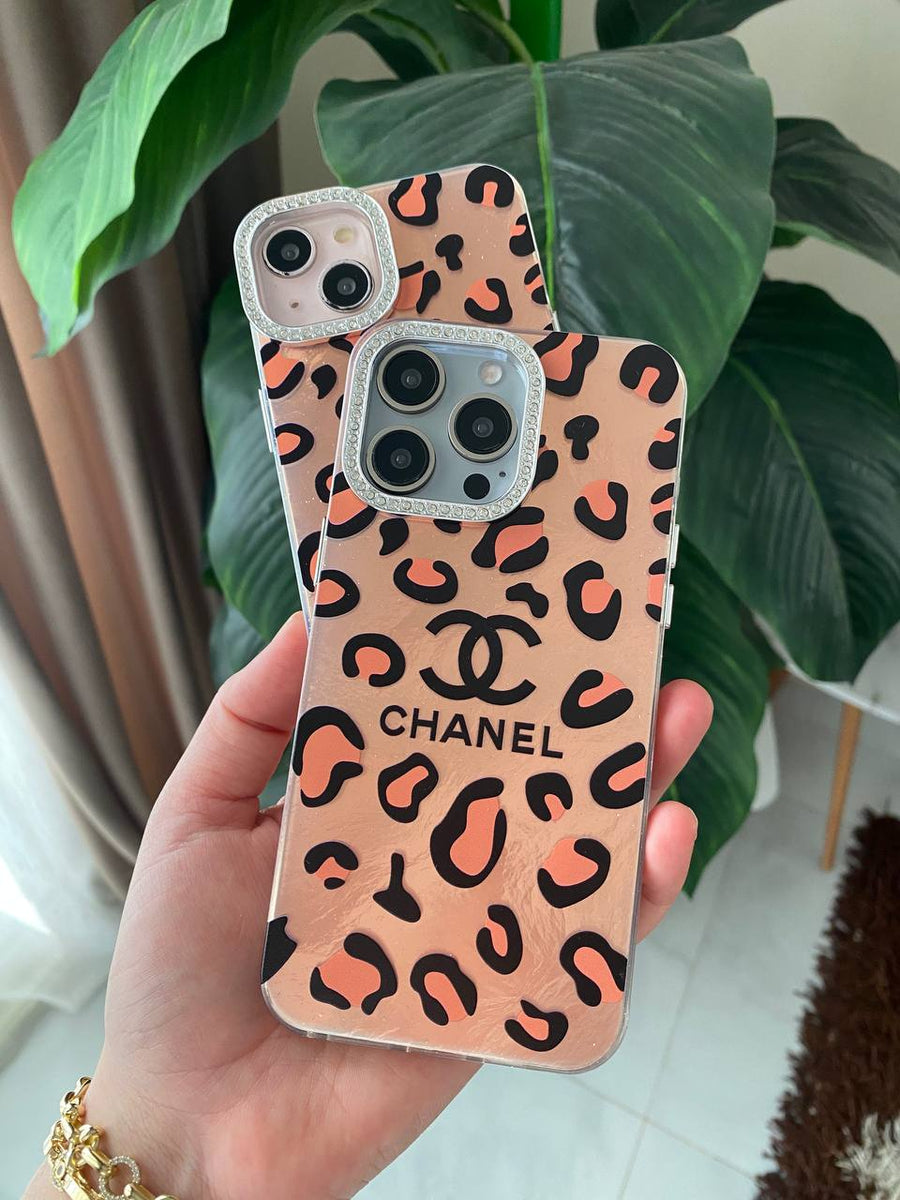 Luxury Phone Case with Rhinestone Camera Protection