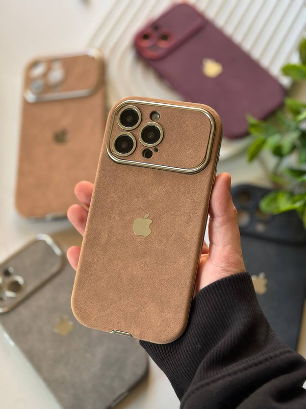 IPhone Leather Case - IPhone 15 pro max - Beige