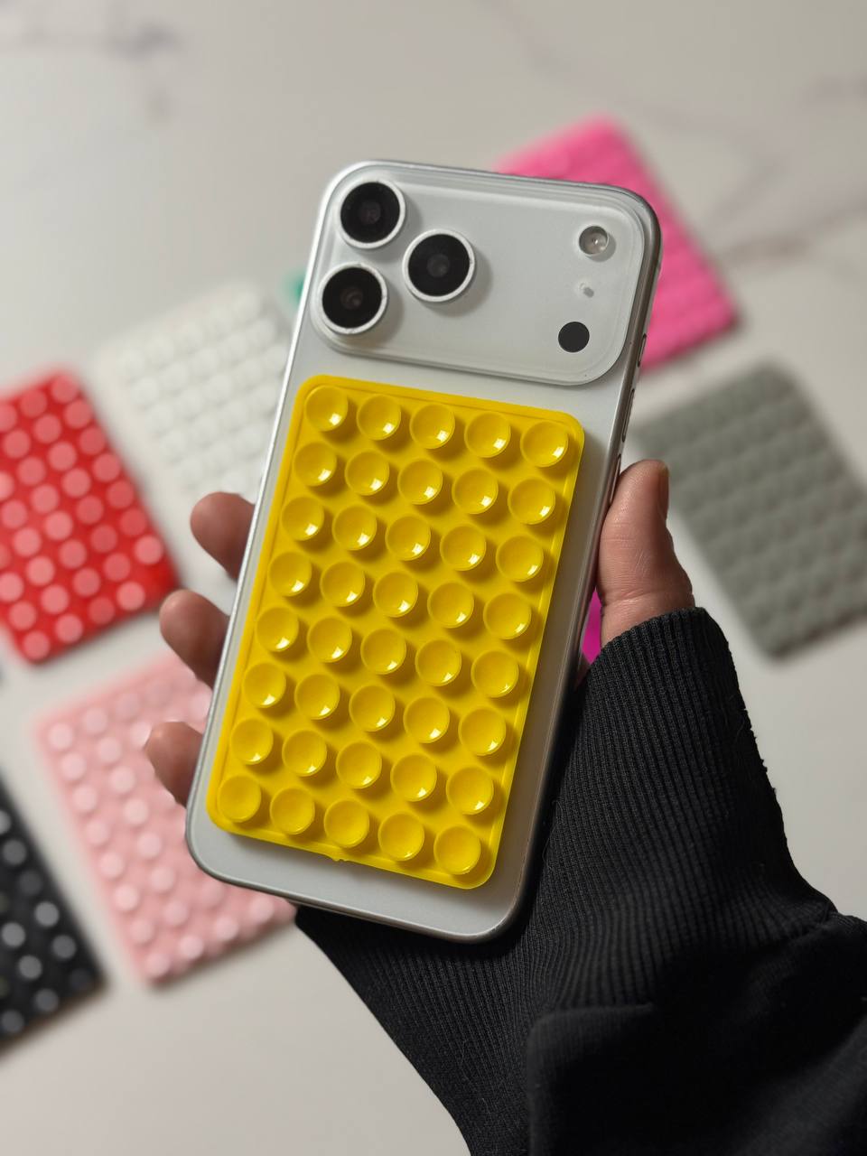 Pop It Bubble Fidget Phone Case(Sticky Patch)