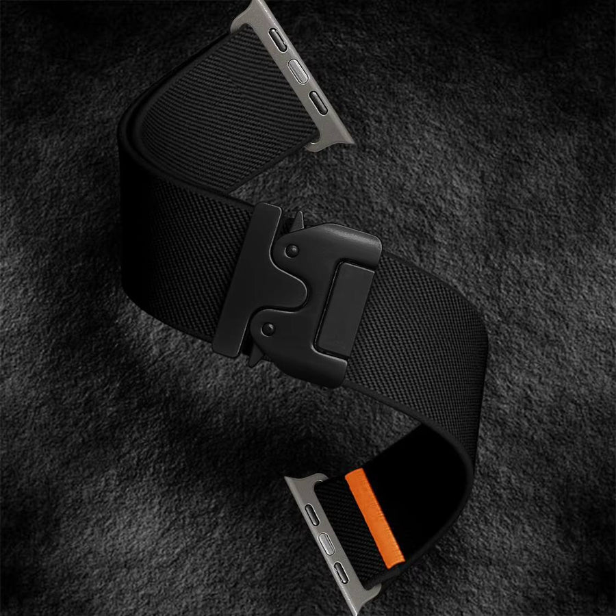 Nylon Sport Watch Band with Secure Parachute Buckle for Apple Watch