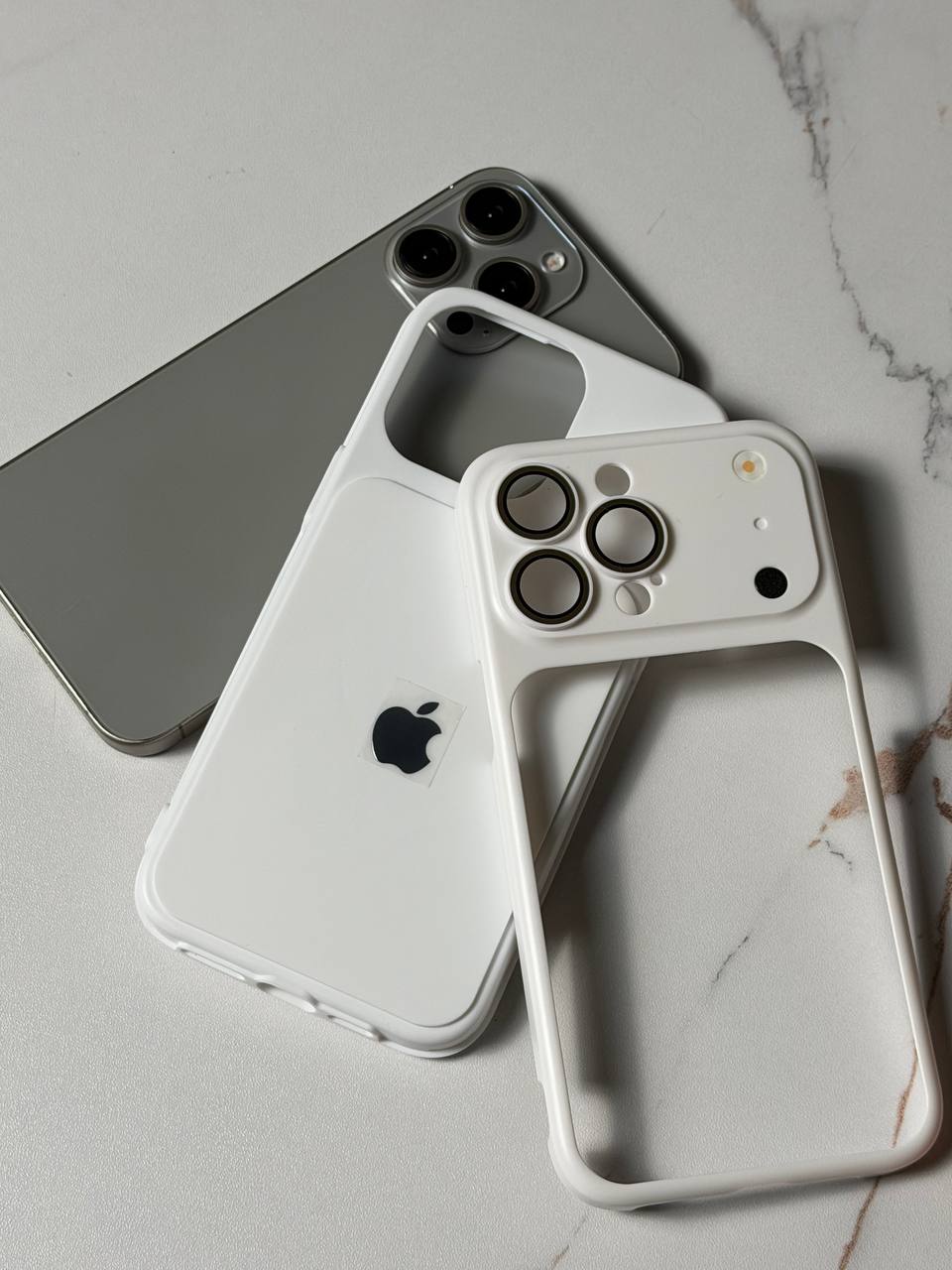 Double Protection Silicone iPhone Case with Camera Protection