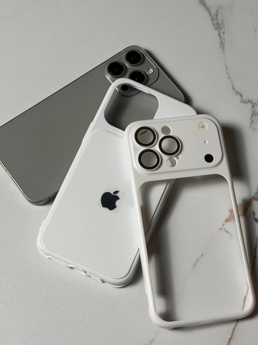 Double Protection Silicone iPhone Case with Camera Protection