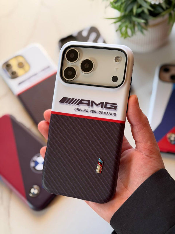 IPhone Case – Racing Edition - IPhone 17 pro max - Black&White AMG