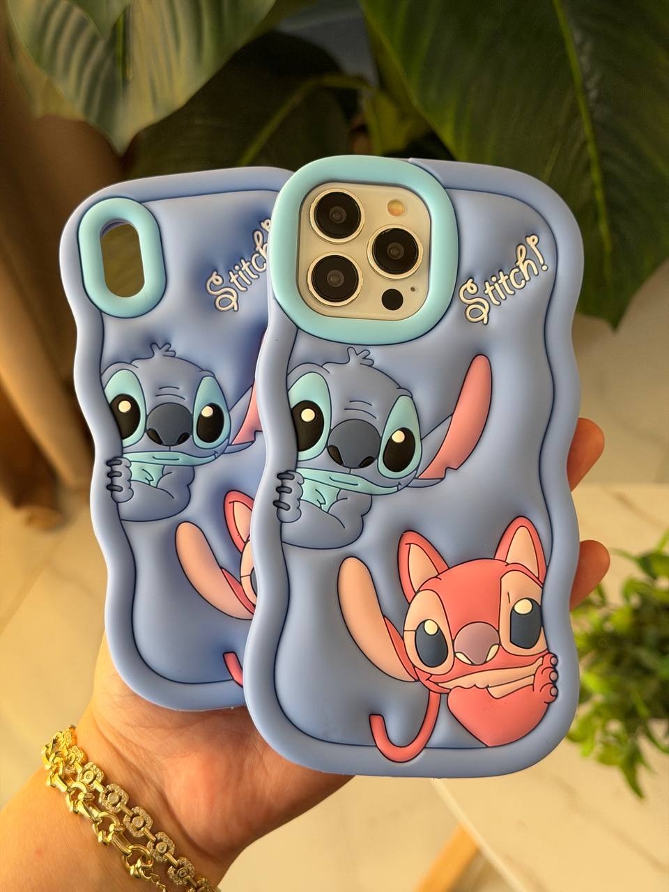 3D Silicone Phone Case – Stitch Cartoon