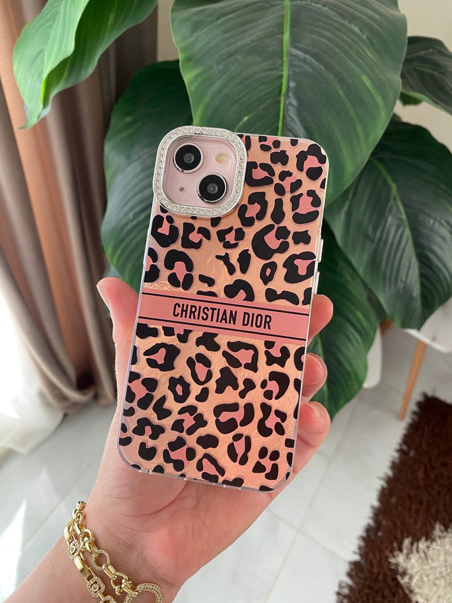 Luxury Phone Case with Rhinestone Camera Protection