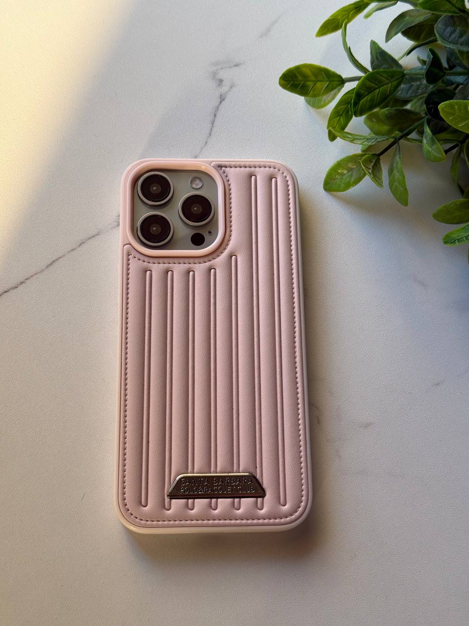 Santa Barbara Polo & Racquet Club Leather iPhone Case