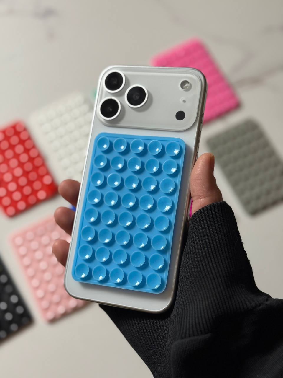 Pop It Bubble Fidget Phone Case(Sticky Patch)