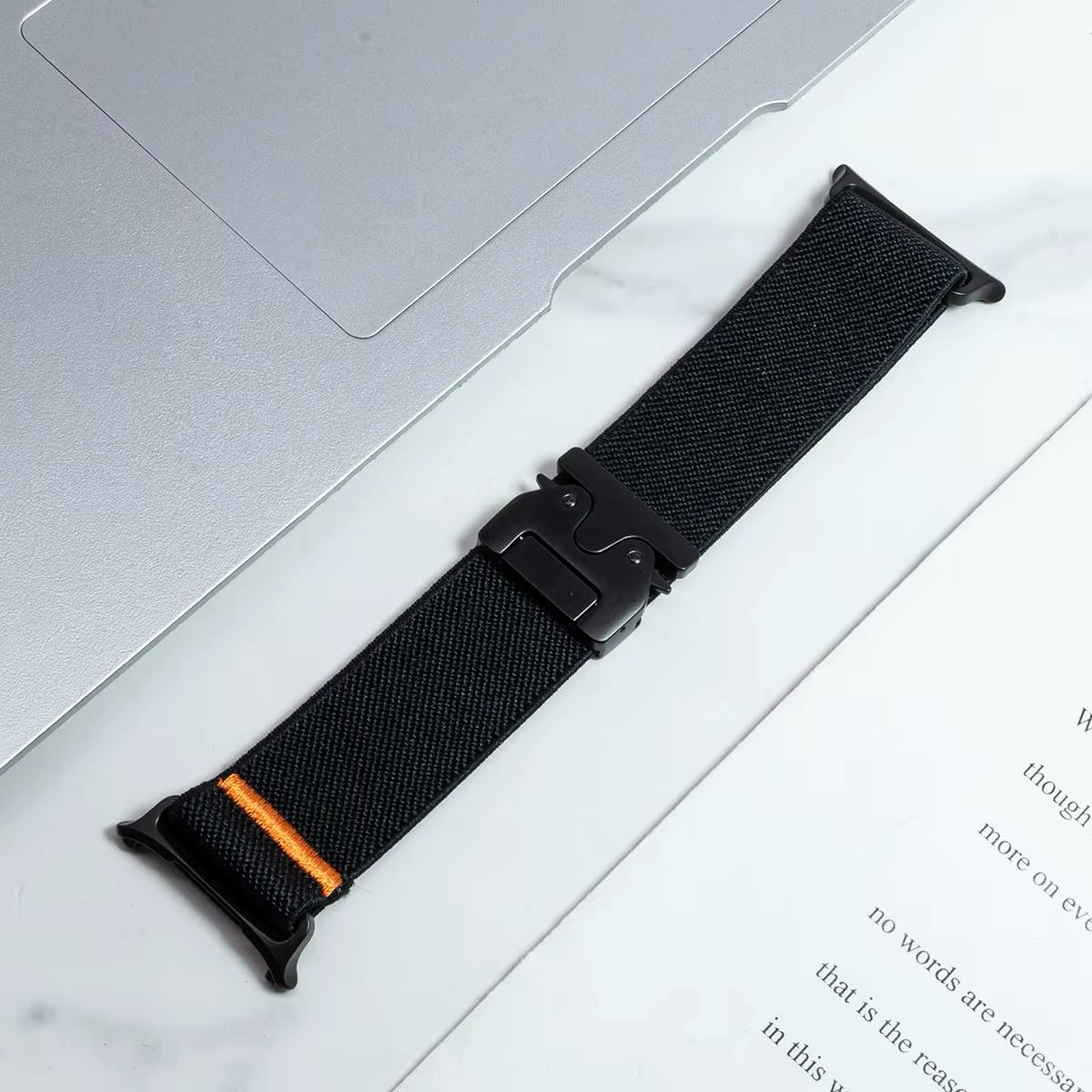Nylon Sport Watch Band with Secure Parachute Buckle for Apple Watch