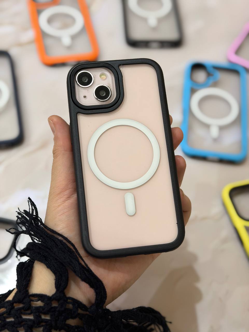 Magnetic Phone Case with MagSafe Support