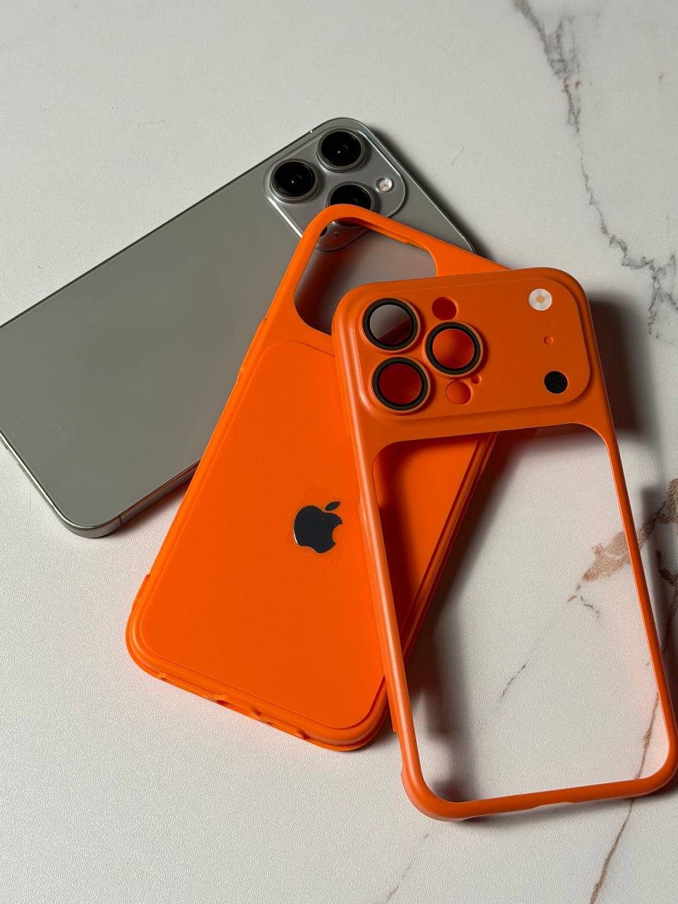 Double Protection Silicone iPhone Case with Camera Protection