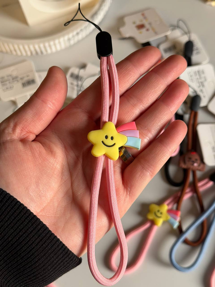 Adjustable Cute Cartoon Phone Lanyard