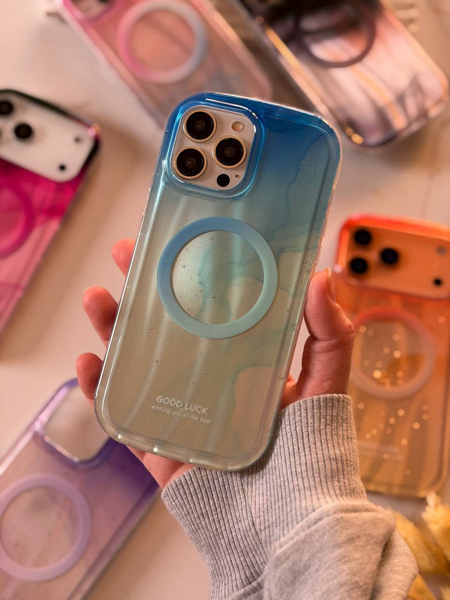 Gradient MagSafe Glitter Phone Case