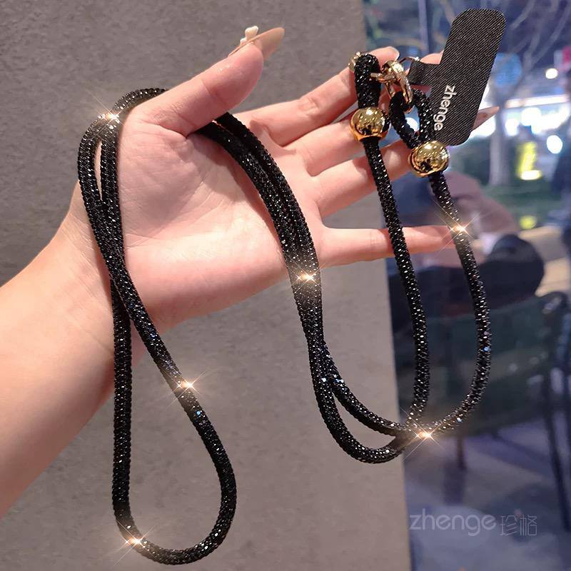 Rhinestone Crystal Phone Crossbody Strap