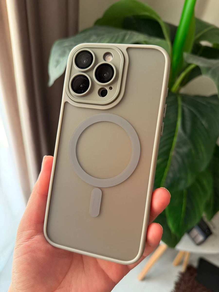 Matte Frosted MagSafe Magnetic Case for iPhone