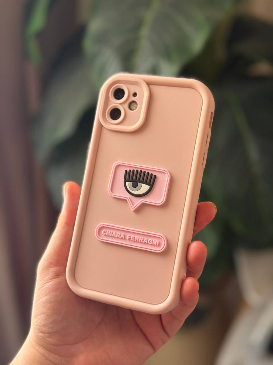 3D Winking Eye Silicone iPhone Case
