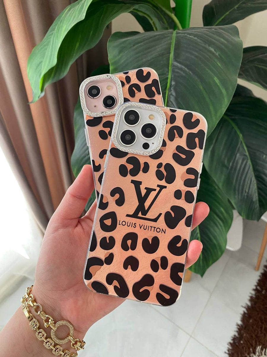 Luxury Phone Case with Rhinestone Camera Protection