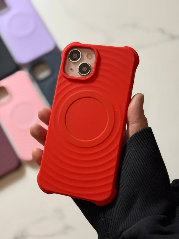 MagSafe Silicone - IPhone 15 pro max - Red