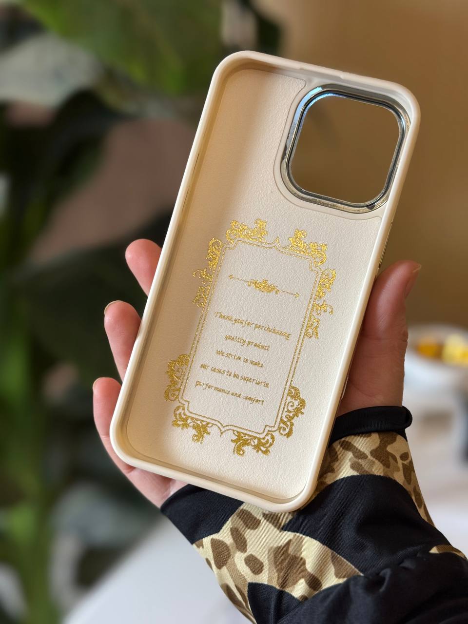 Guess Luxury Leather Phone Case with Adjustable Chain Strap & Crossbody Chain