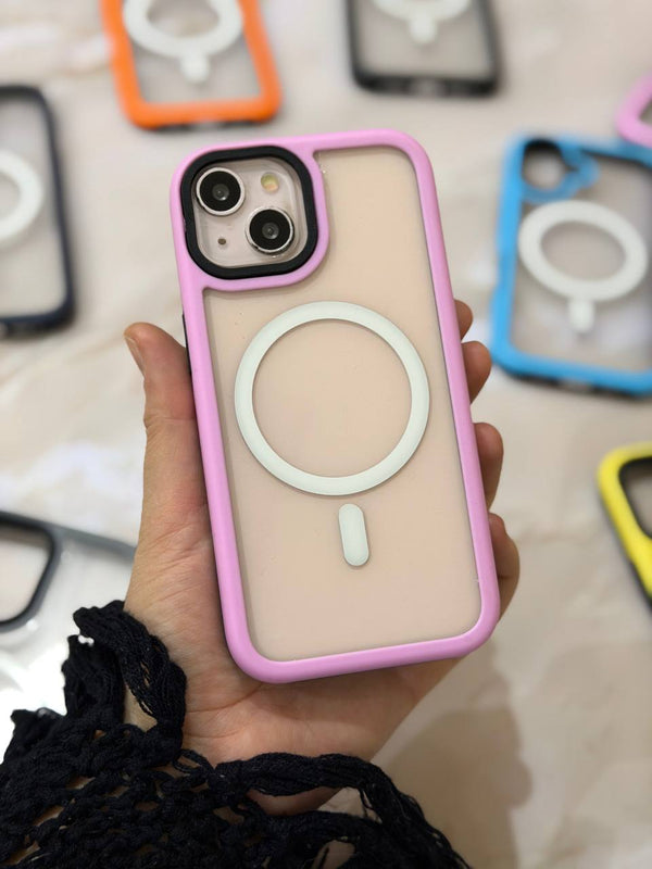 Magnetic Phone Case with MagSafe Support - IPhone 16 pro max - Pink