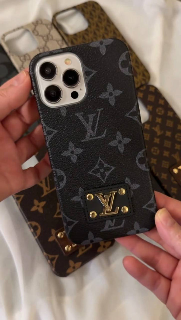Luxury Logo Phone Case - IPhone 13 pro - LV Black