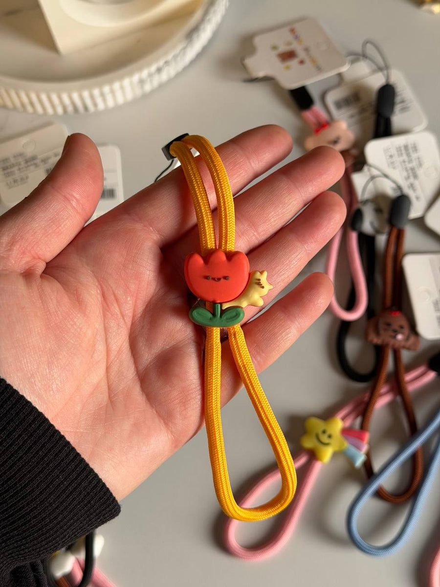 Adjustable Cute Cartoon Phone Lanyard