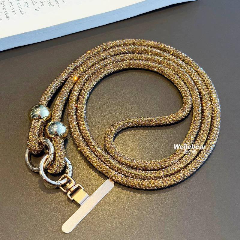 Rhinestone Crystal Phone Crossbody Strap