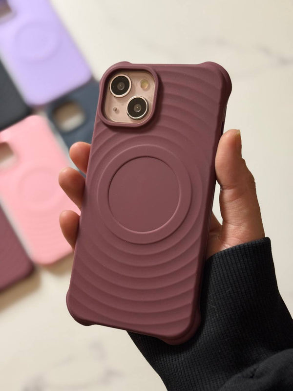 MagSafe Silicone - IPhone 15 pro max - Burgundy