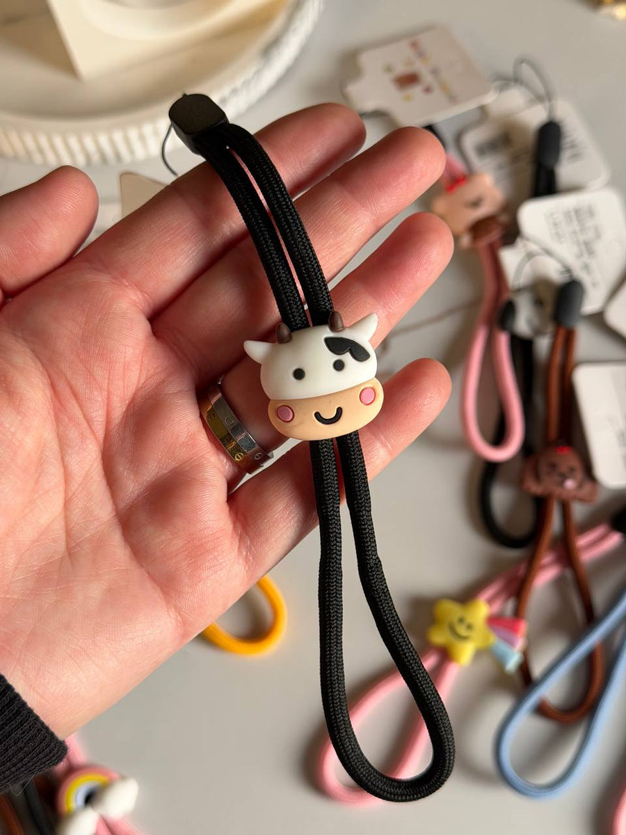 Adjustable Cute Cartoon Phone Lanyard