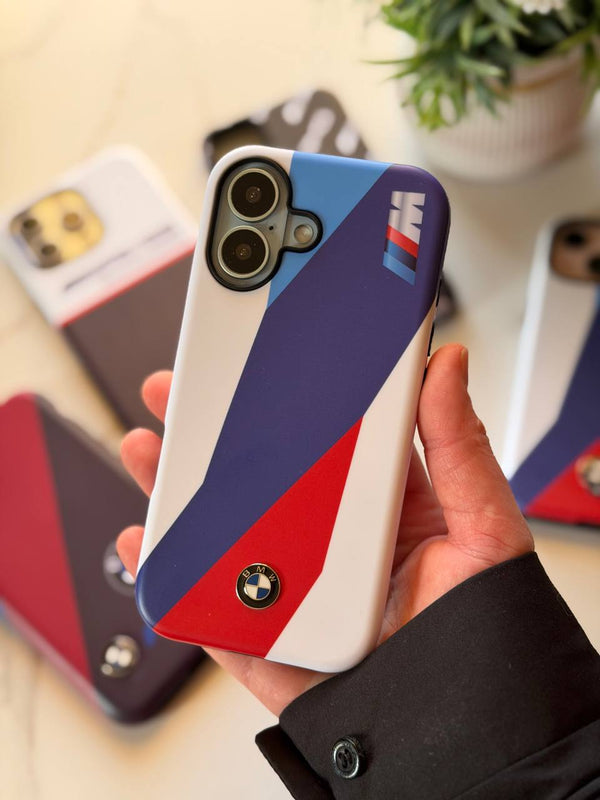 IPhone Case – Racing Edition - IPhone 17 pro max - White BMW