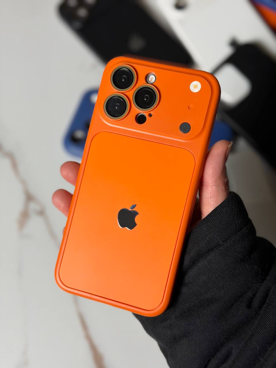 Double Protection Silicone iPhone Case with Camera Protection