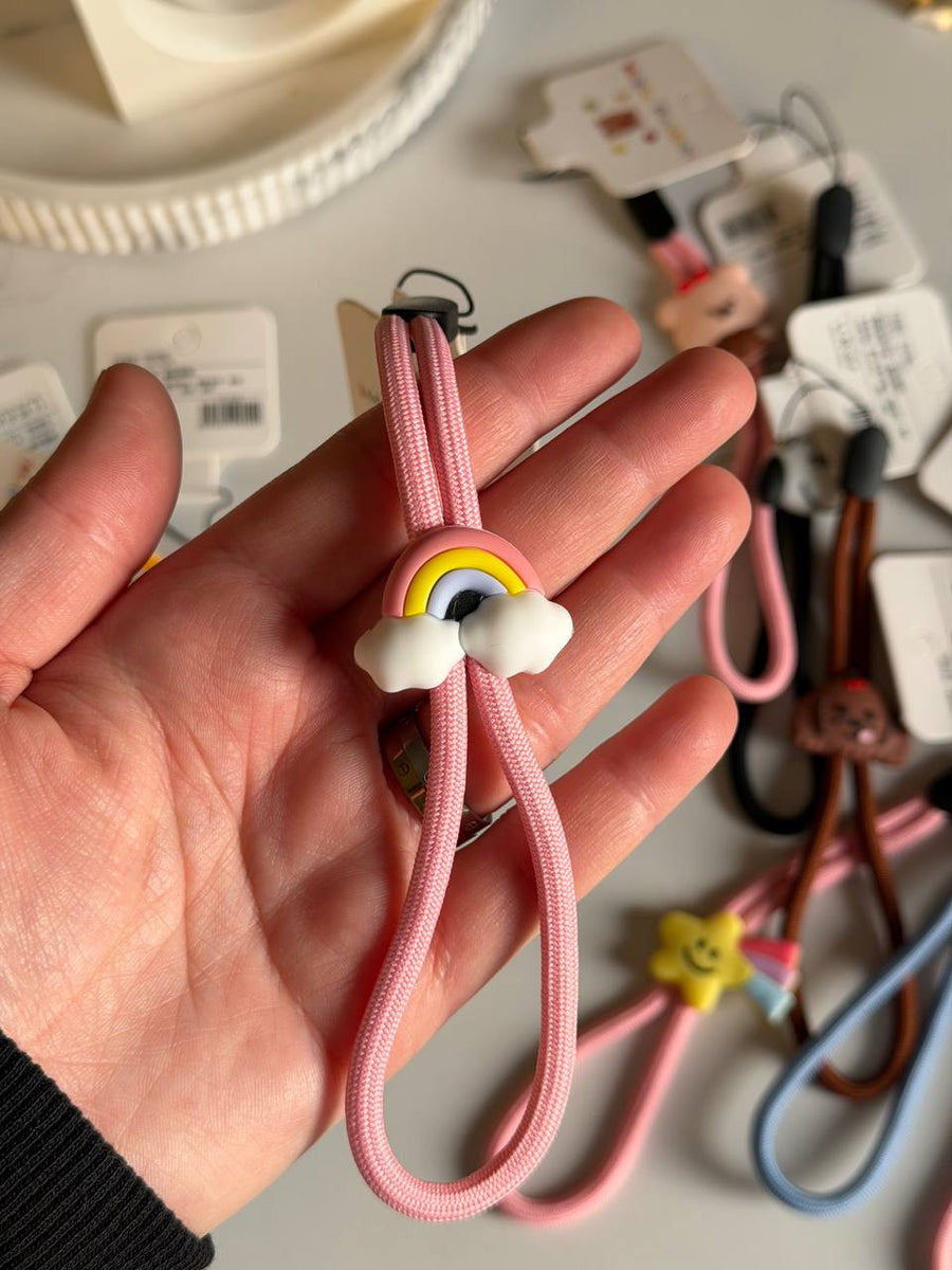 Adjustable Cute Cartoon Phone Lanyard