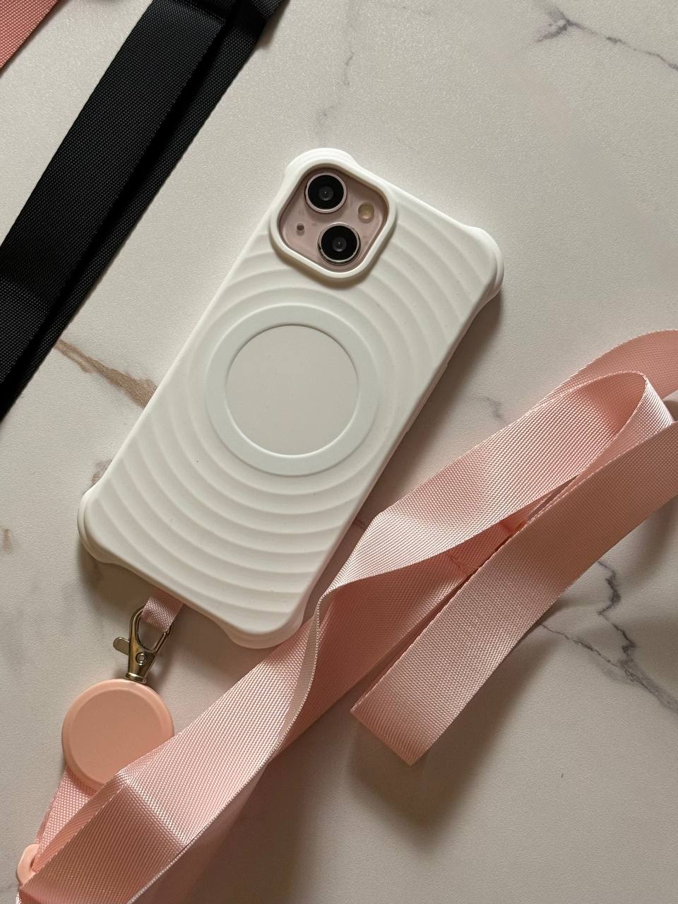 Adjustable Phone Lanyard Strap with Detachable Holder 55CM