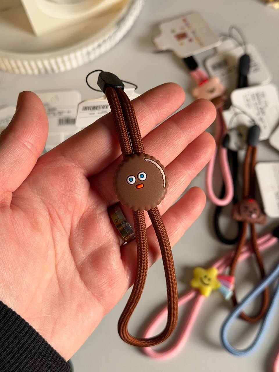 Adjustable Cute Cartoon Phone Lanyard